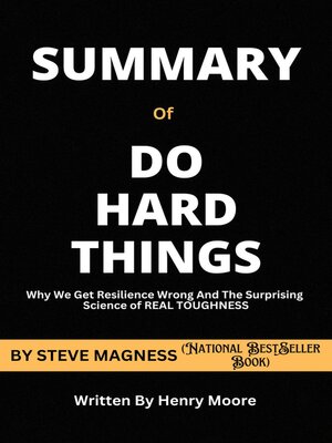 cover image of SUMMARY of DO HARD THINGS by Steve Magness